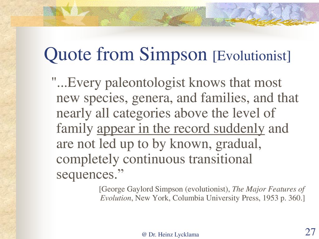 Evolution Is Incompatible With the Bible AND Science - ppt download